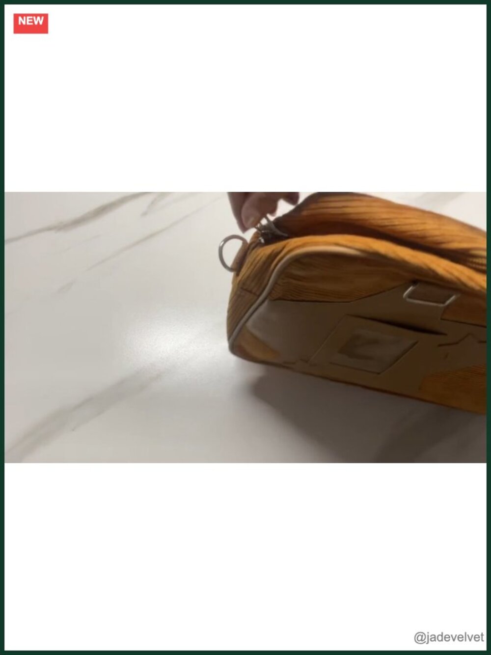 Ita Bag Crossbody with Clear Display Window, Pin Display Purse, Corduroy - Picture 6 of 6